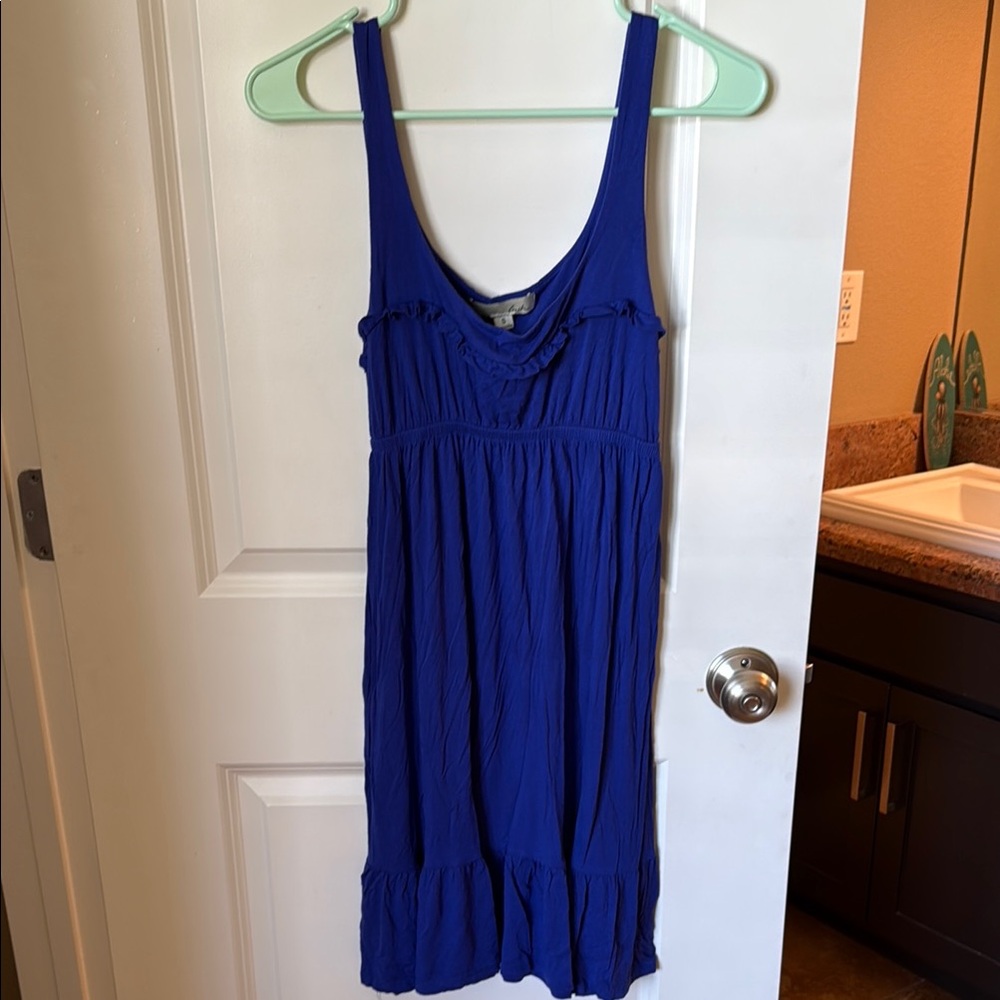 Blue Sleeveless Dress